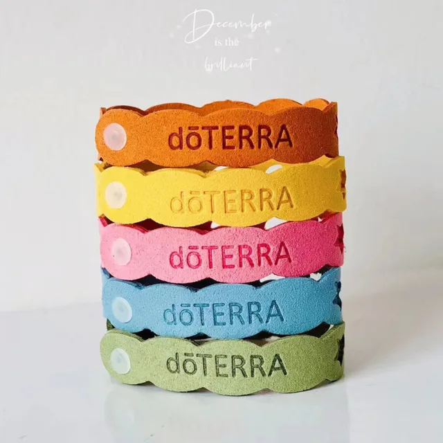 5Db Doterra Szúnyogriasztó Karkötő Felnőttek Gyermekek Aromaterápia Illóolaj Anti-Moszkitó Boka Tartozékok