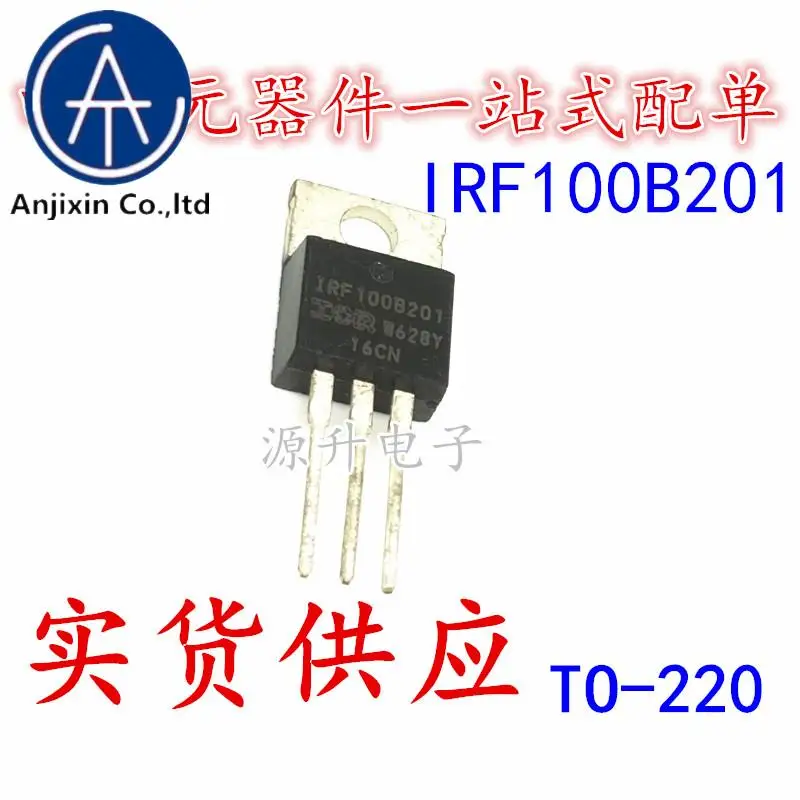 

10 шт., 100% оригинальная новая МОП-трубка с полевым эффектом IRF100B201 TO-220 N канал 100 в А