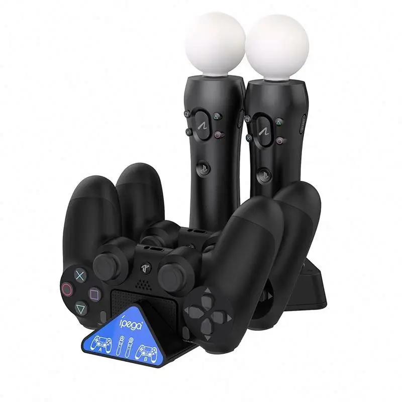 Joystick Controller Charger Per Ps4 Psmove Dual Charging Dock Station Playstation4 Giochi Psvr Move Accessori