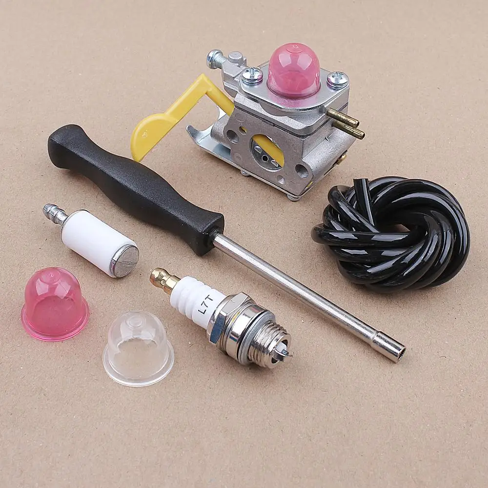Carburetor Kit For Zama C1U-W18 FL20C SST25 Poulan Craftsman Trimmer Weedeater Replace 530071752 530071822 545081808 6