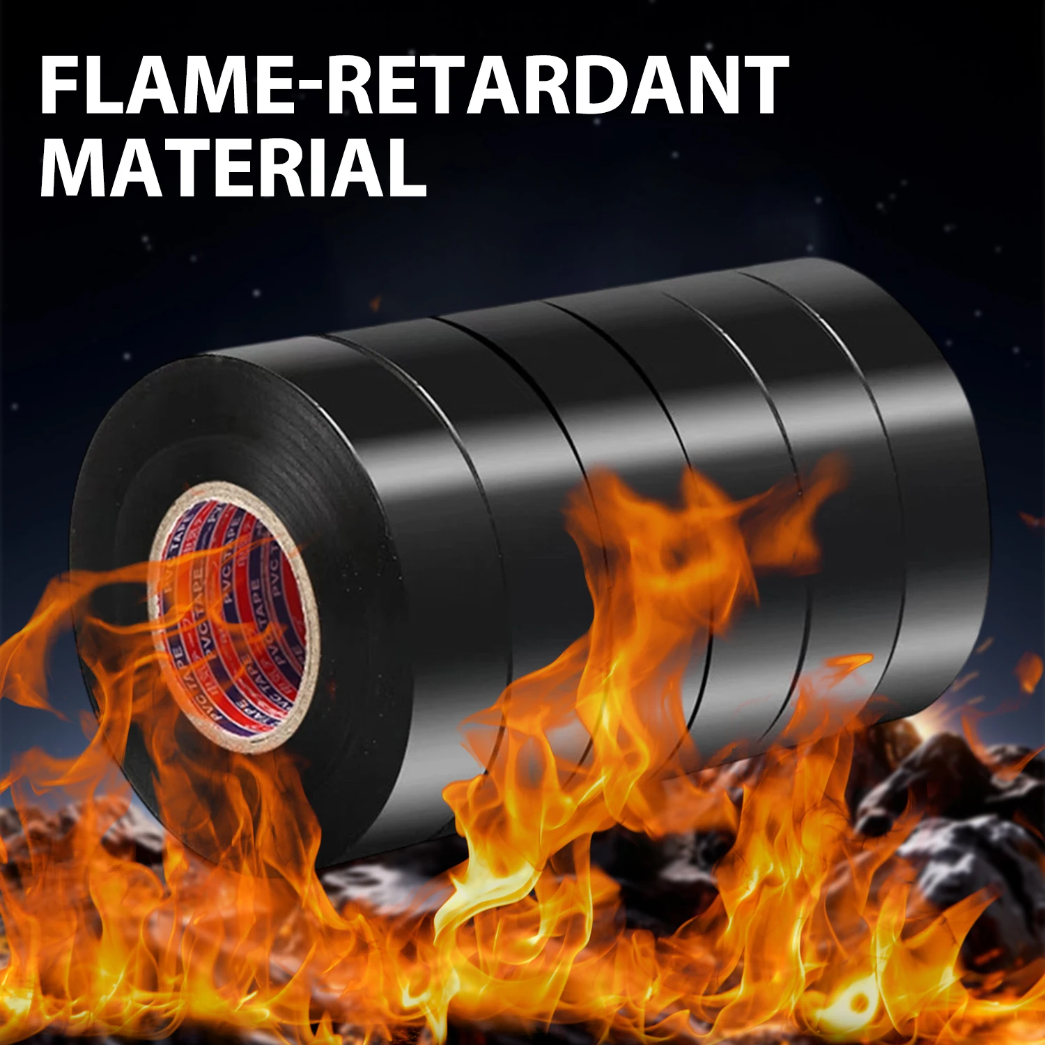 Electrical insulation tape 30/2pcs grade rubber adhesive voltage flame retardant waterproof sealant electrician repair essential