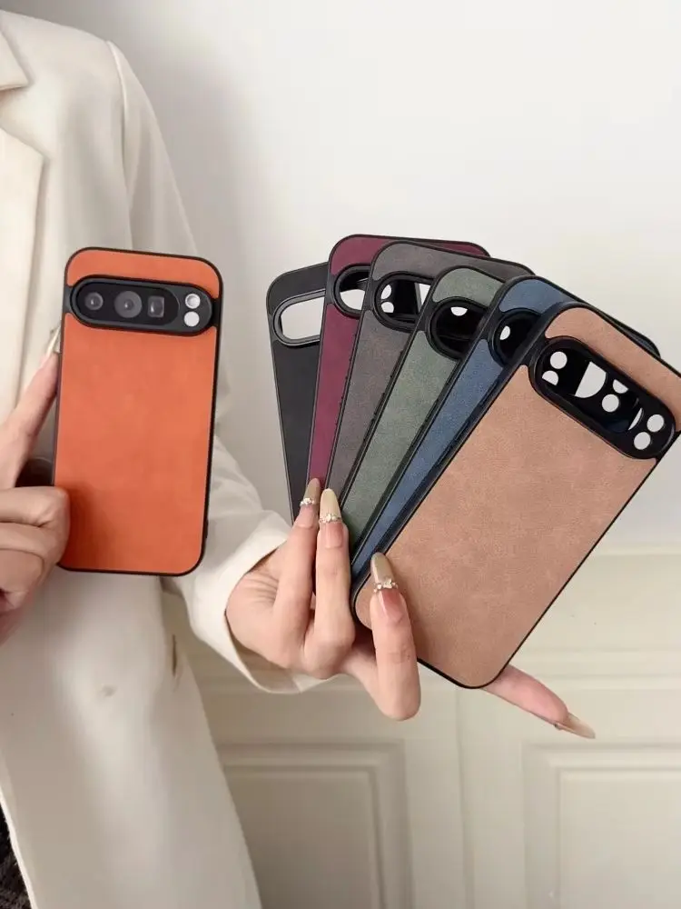 Luxury Sheepskin Ultra Slim Shockproof Case - Solid Color Back Cover