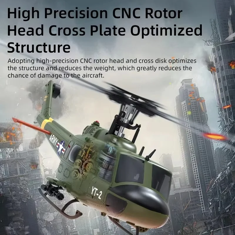 TAYO R/C UH-1 ヘリコプター RTF-1 バッテリー YXZNRC F07 1:34 UH-1 ヒューイ スケール 2.4G