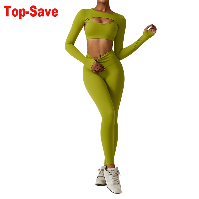 

2023 осенне-зимний плотный комплект из 3 предметов, женский спортивный костюм, спортивная одежда, тонкие женские комплекты для фитнеса, корейский высококачественный базовый простой спортивный костюм