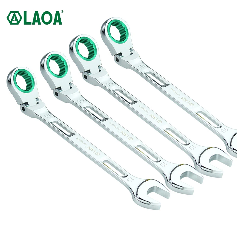 LAOA Active Head Adjustable Ratchet Wrench Quick Ratchet Open Torx