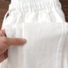 summer spring 202 New Men's Cotton Linen Pants Male Autumn New Breathable Solid Color Linen Trousers Fitness Streetwear S-5XL