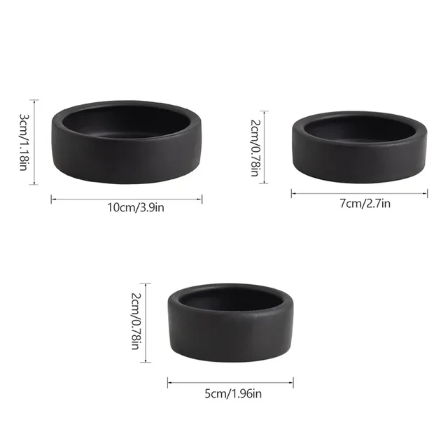 New Dog Accessories Mini Ceramic Pet Bowl Available in Black and White Eat and Drink Water Bowl for Puppy Dog Cat Pet Supplies 6