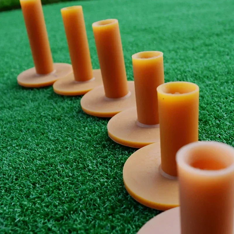 PGM 4pcs Training Practice Tee Mat Golves Ball Hole Holders Beginner Trainer Practice Rubber Golf Tee Holder QT001 2