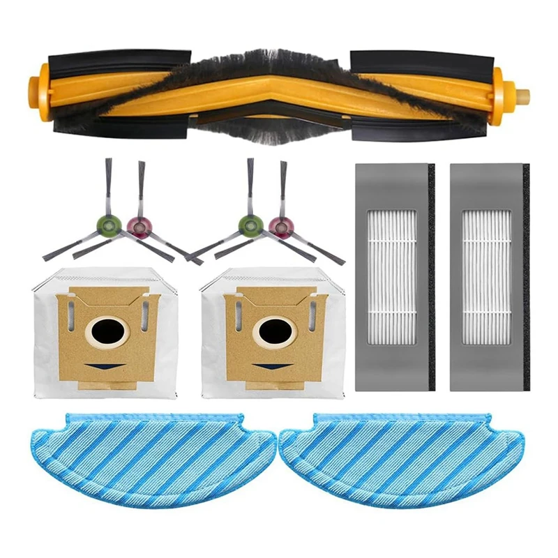 

For Ecovacs Deeboot N10 / N10 Plus Robot Vacuum Cleaner Replacement Accessories Main Side Brush Hepa Filter Mop Cloth