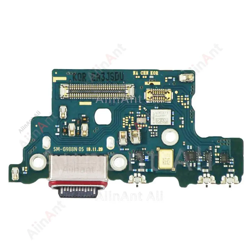 AiinAnt الأصلي USB موصل الشحن ميناء الكابلات المرنة For Samsung Galaxy S20 Ultra Plus FE S20 + G988B G988U G986B G986U G981B G981U G781B G780F G988N G986N G981N