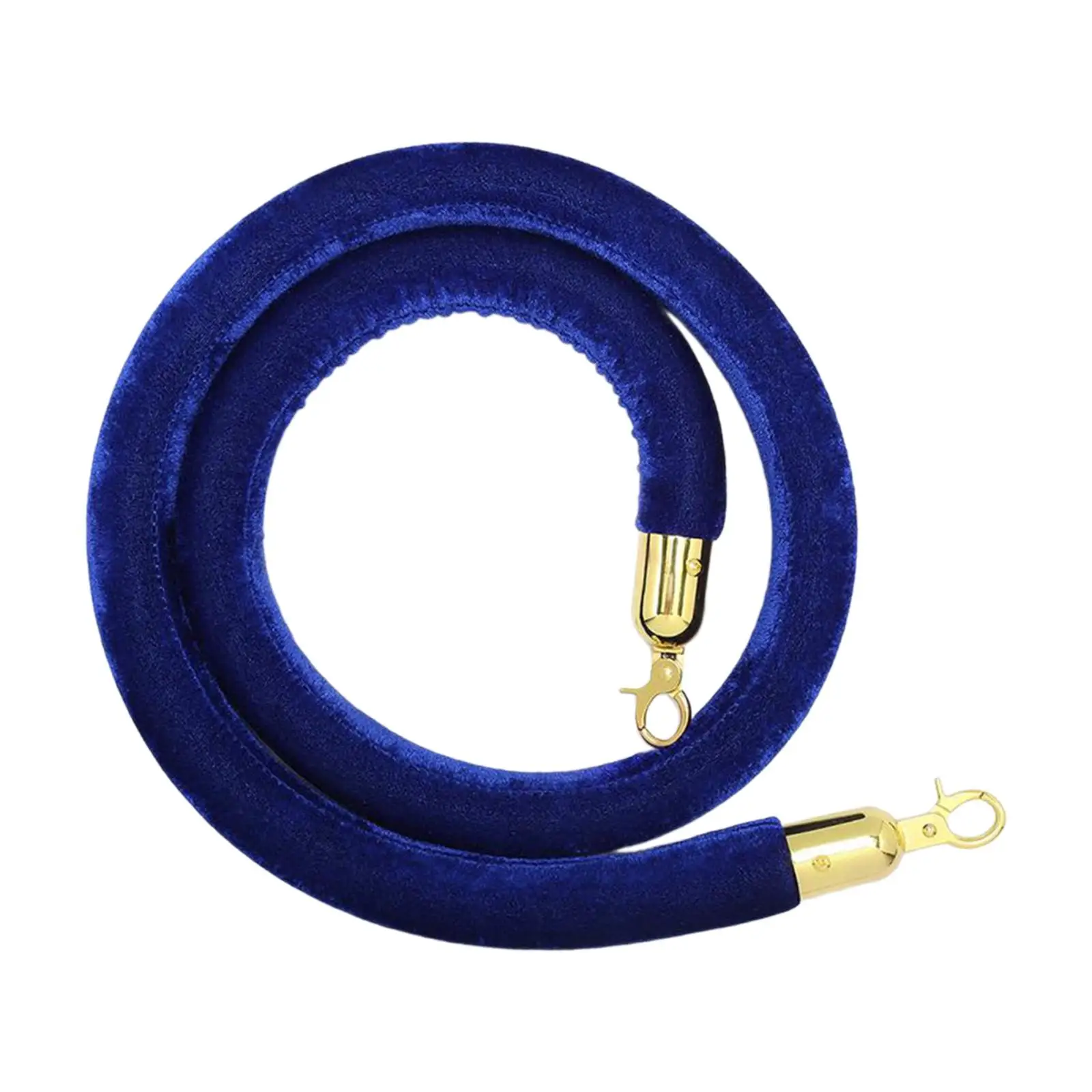 150cm Velvet Stanchion Rope with Snap Hooks Multifunctional Post Rope Accessory for Upscale Events Stylish