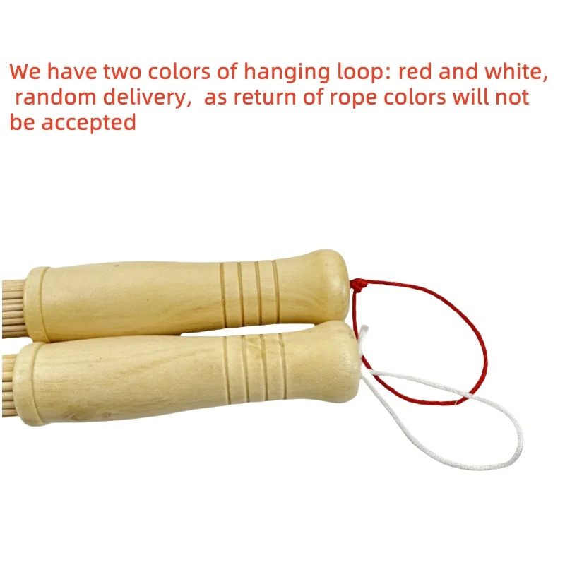 2 PCs 40 cm Bamboo Broom for Sauna and Bath Massage Bamboo Accessories 4