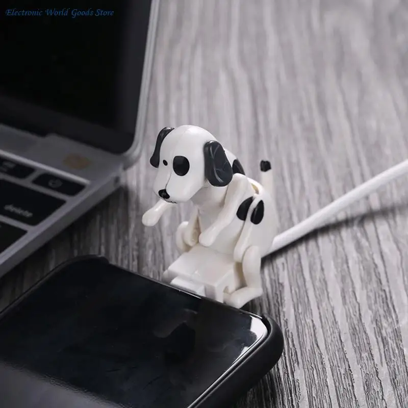 터치 스위치 Type-C 휴대폰용 A3PD Creative Stray Dog 모양의 충전 케이블