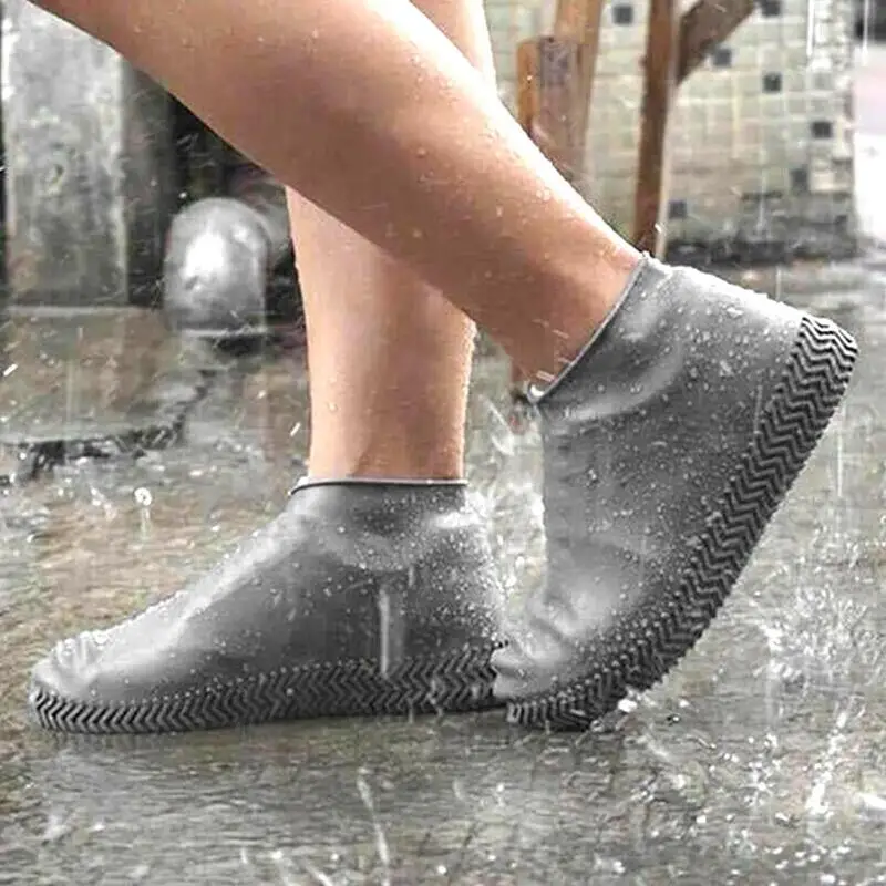 

Thick Rain Shoe Covers Rainday Non-Slip Shoe Covers Sand-Proof Shoe Covers Silicone Rain Shoe Covers Comfortable Shoe Covers