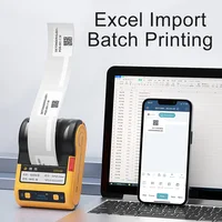 DETONGER DT5150  MiNi Portable Smart Thermal Ribbon Printer Wireless BT Barcode QR Code Cable Sticker Marker Android / iOS 5