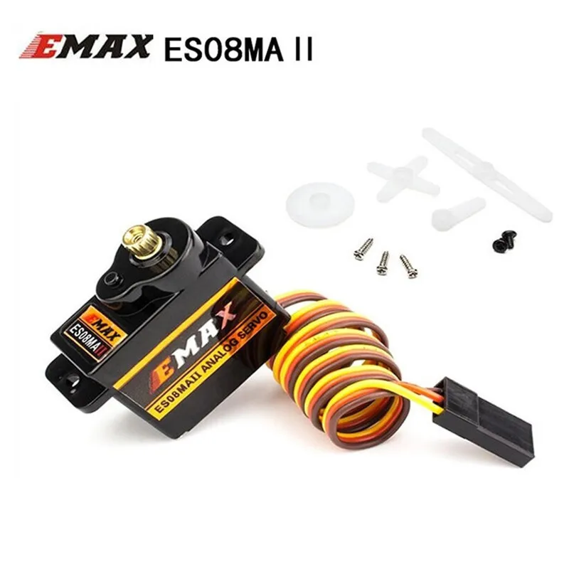 Original EMAX ES08MAII 12G Metal Gear Micro Servo For Cars, Ships, Helicopters And Airplanes thumbnail 2
