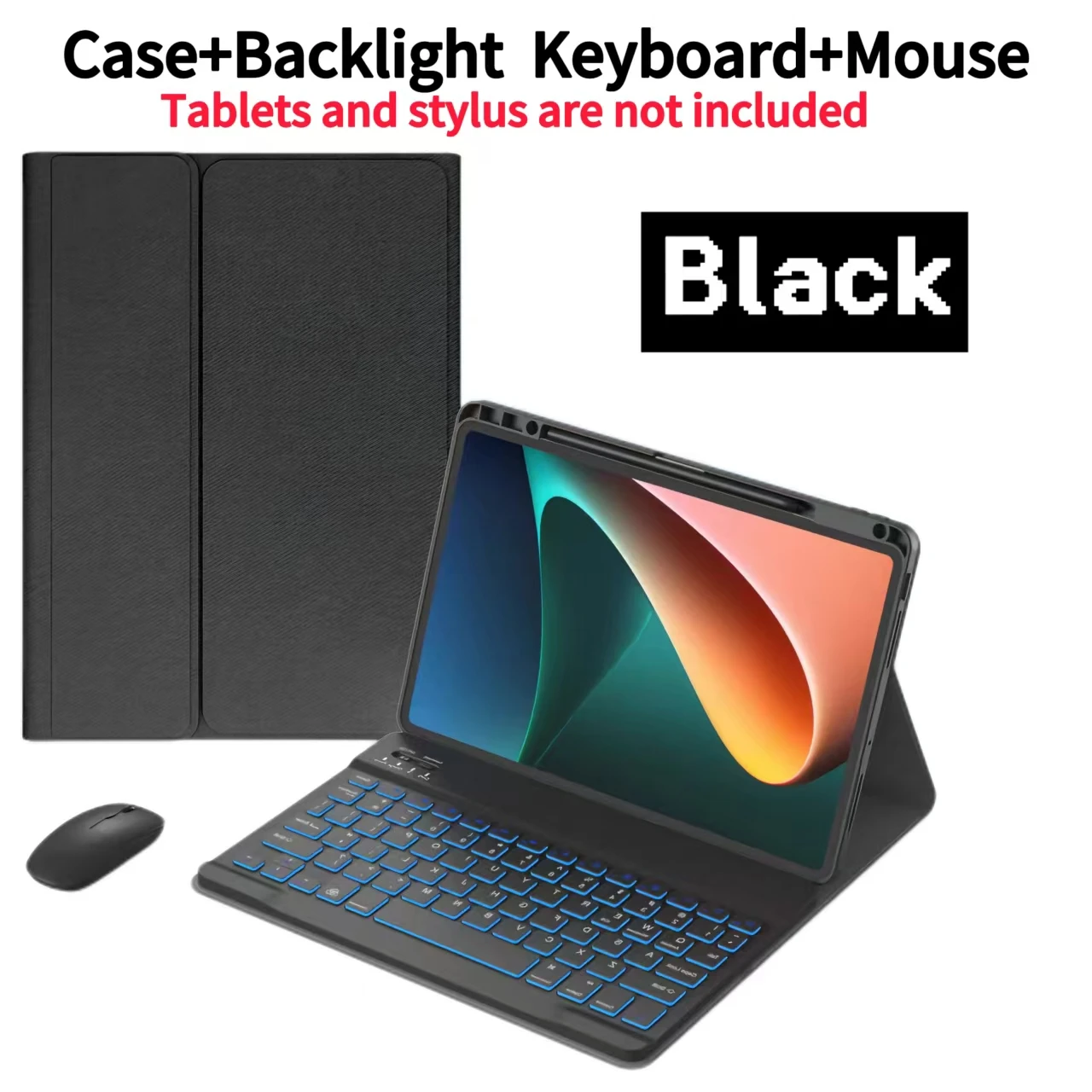 Xiaomi Pad 5 & Pad 5 Pro Wireless Keyboard Cover Case