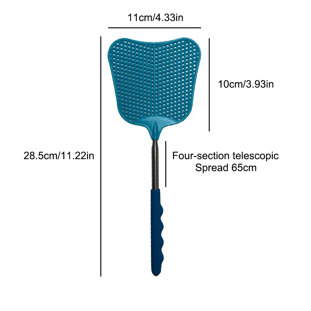Fly Swatter, 2pcs Telescopic Retractable with Long Pole