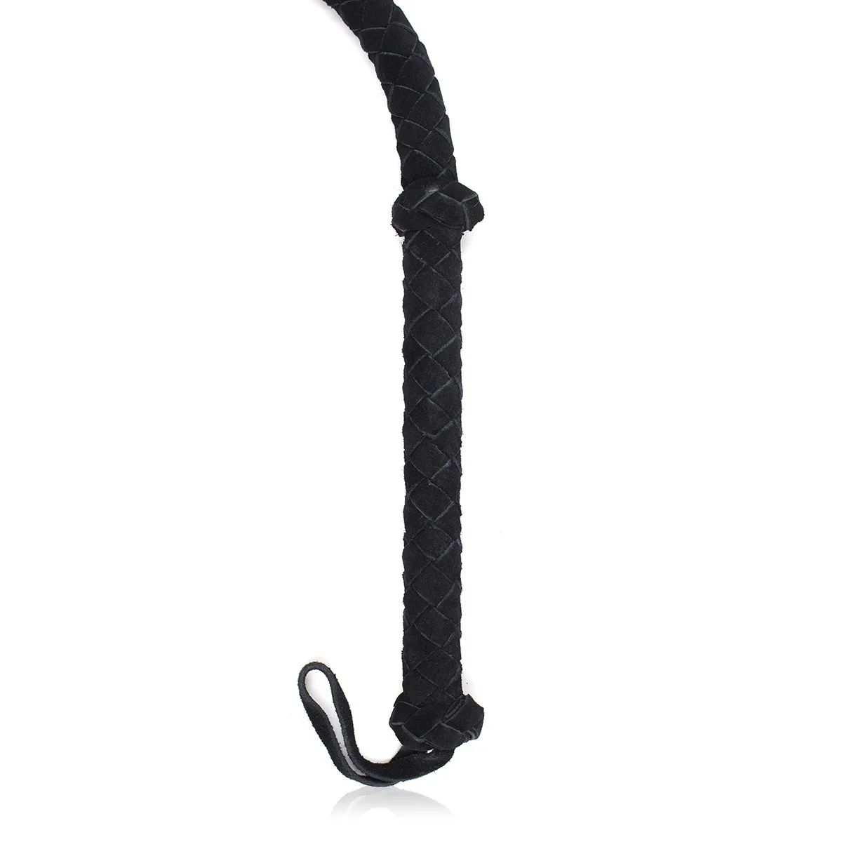 108CM Genuine Leather Horse Whip Bull Whip, Genuine Leather Bull Whip Cowhide Horse Riding COW LEATHER