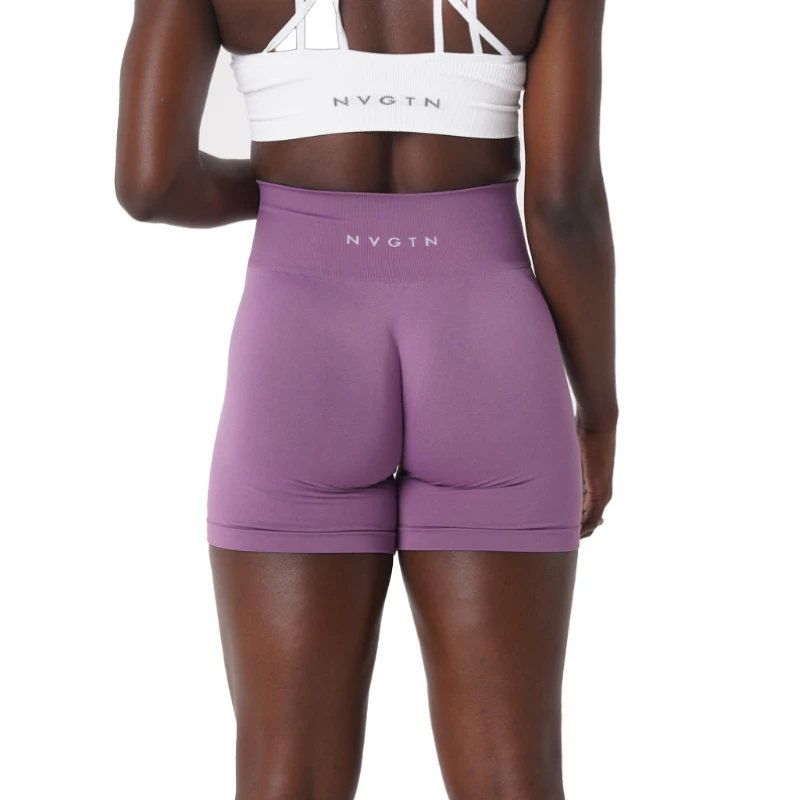 Sports Shorts Seamless Shorts Women Soft Workout Tights Fitness Outfits Yoga Pants Gym Wear