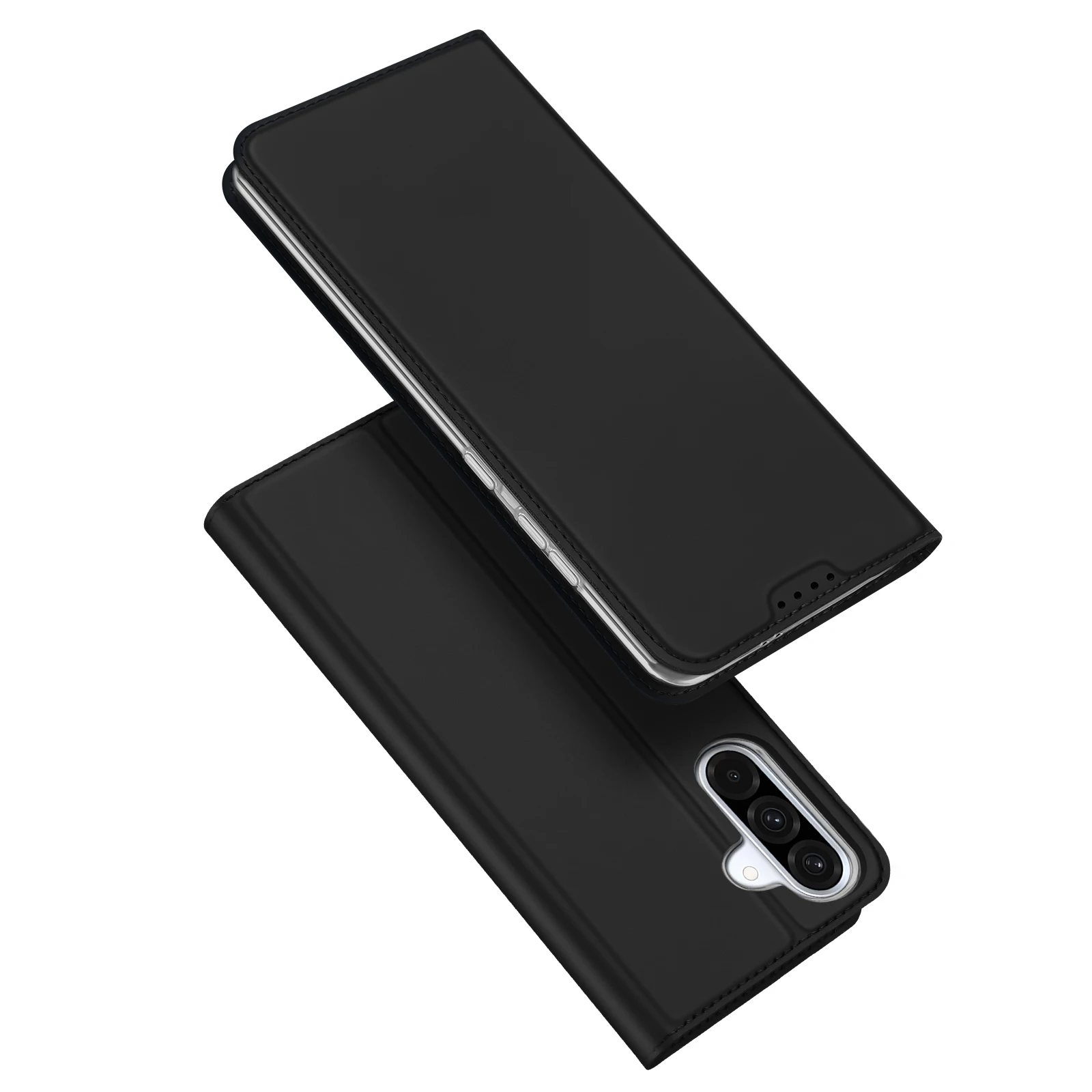 Premium PU Leather Magnetic Flip Wallet Case with Card Slot and Protective Cover by DUX DUCIS