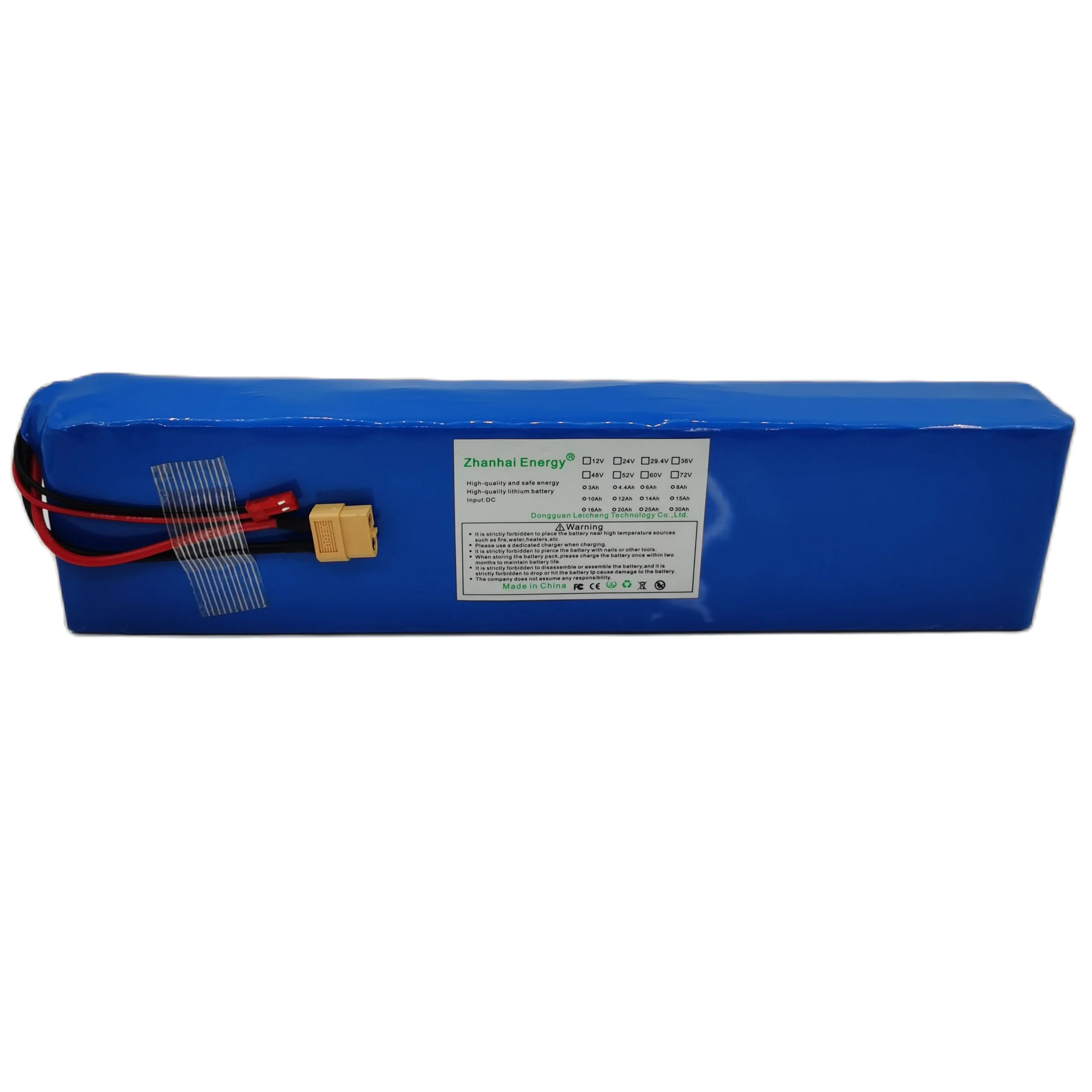 Batería de 10,5 Ah 6S3P 24 V bicicleta eléctrica de iones de litio personalizable 190 x 72 x 40 mm Batería de 10,5 Ah 6S3P 24 V bicicleta eléctrica de iones de litio personalizable 190 x 72 x 40 mm