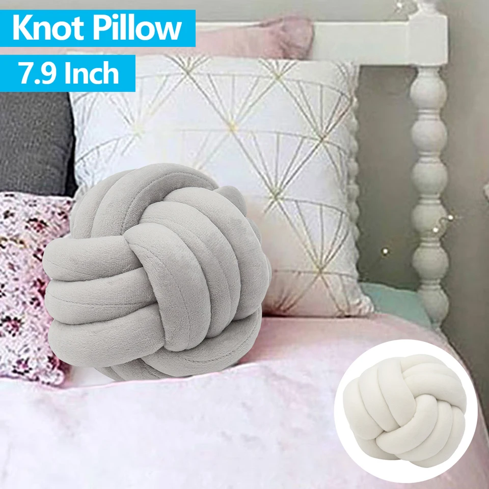 Knot Pillow 14 Inch Round Pillow Pillow Pets Uvvyui Knot Pillows