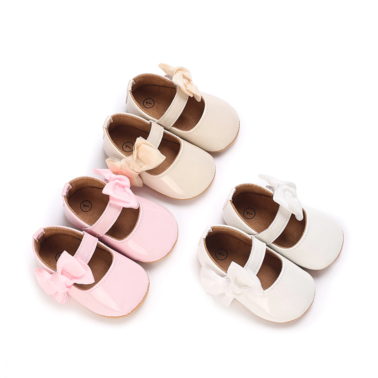 Baby Girl Bowknot Moccasins 1