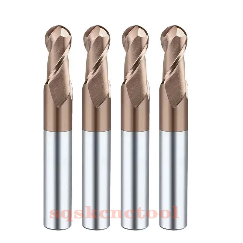 Metal Milling Cutter Ball Nose End Mill Tungsten Carbide Cutter CNC Router Bit