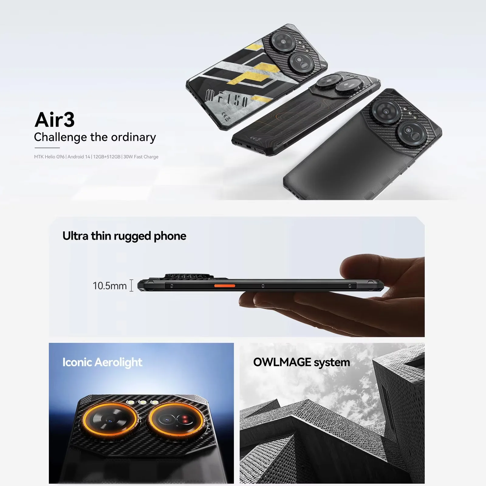 IIIF150 Air3 4G Rugged 12GB+512GB 6.6