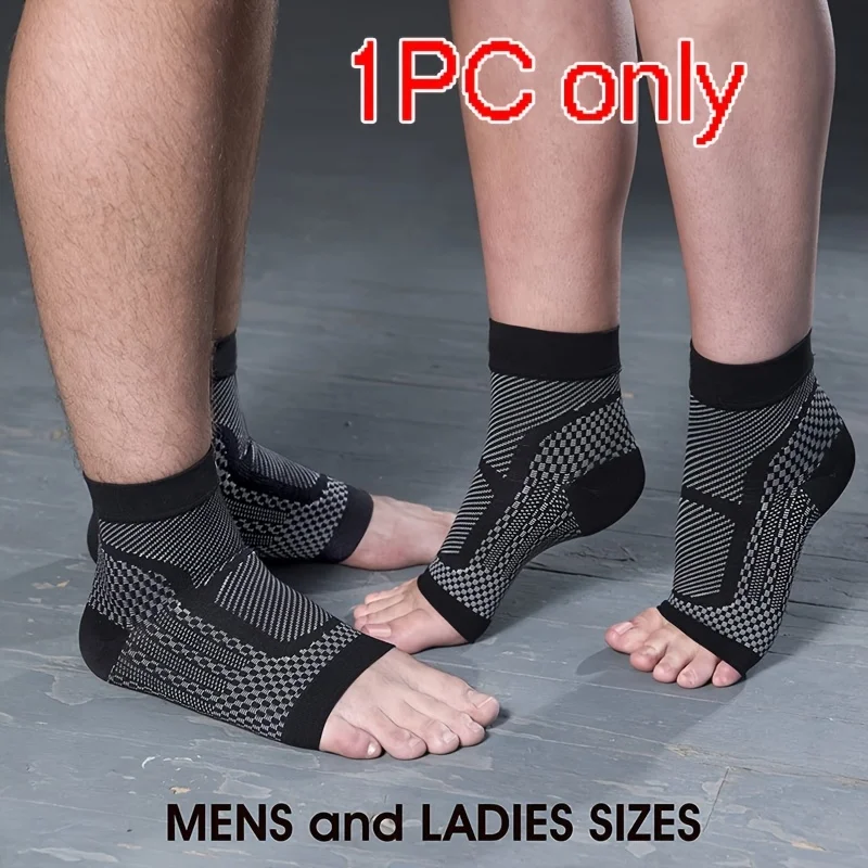 Knitted breathable Ankle Support Brace Ankle Compression Support Brace for Foot and Heel 1Pc
