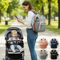 Mochila Pañalera Maternal USB Impermeable Gran Capacidad
