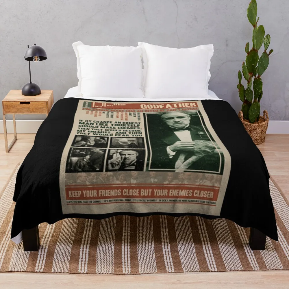 

I&x27;m Gonna Make Him An Offer He Can&x27;t Refuse ClassicThrow Blanket Blanket For Sofa Furry Blankets