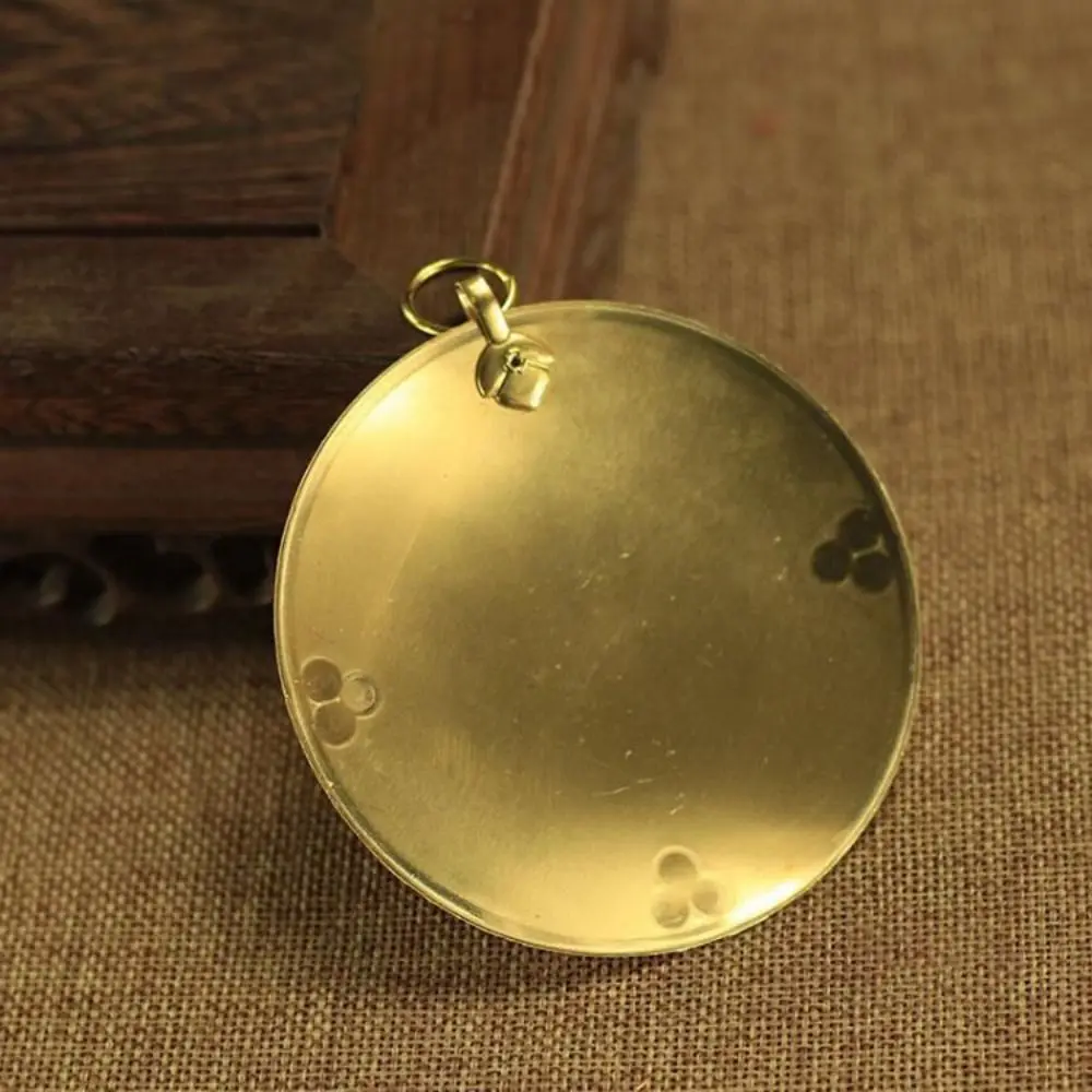 Auspicious Brass Bagua Hanging Mirror Bumpy Surface Dual-use Mirror Convex Pendant Pure Copper Gossip Ornament