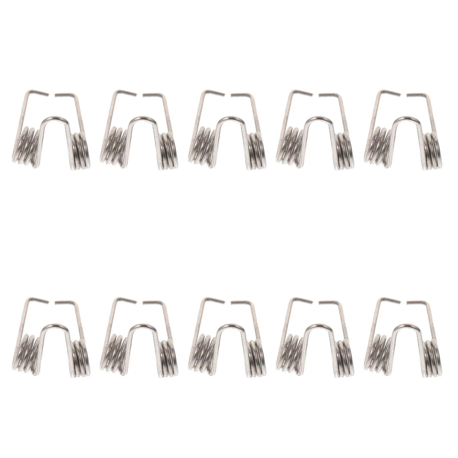 10 Pcs Water Key Spring Trumpet Drain Clique Parts Mountings Knit Springs Watergate Draining Components