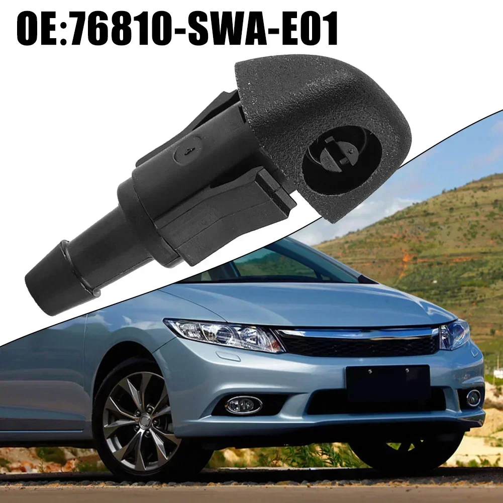 Long Lasting Black Windscreen Wiper Washer Spray Nozzle For For HONDA Compatible With HONDA CIVIC V (1993 1995)