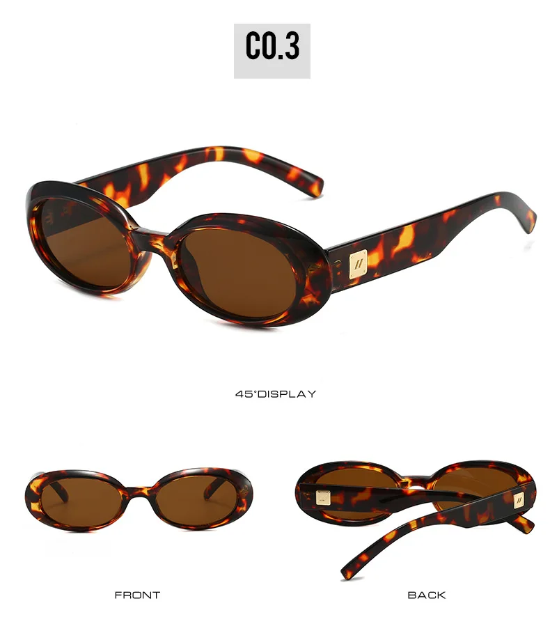 OULYLAN NEW sunglasses small oval frame classic retro men's and women's sunglasses simple street photography fashion glasses