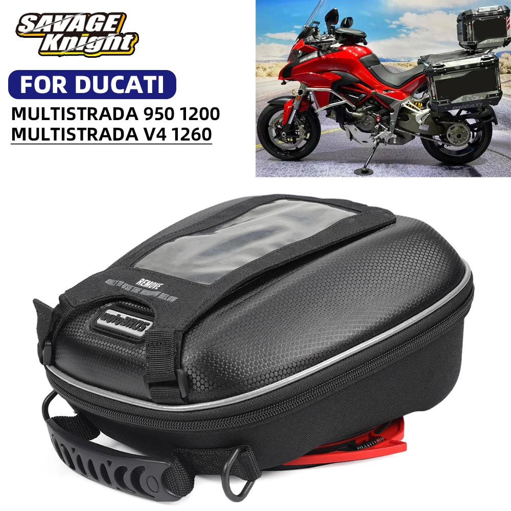 For DUCATI Multistrada 950S 1200S 1200 DVT S Enduro V2 V4 Tank Bag Luggage motorcycle tank bag Waterproof Removable Motorcycle Luggage Racing Bag