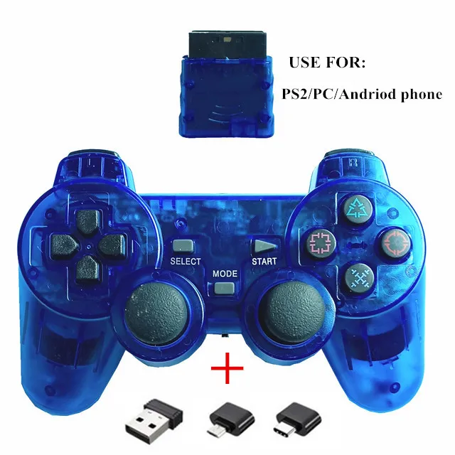 2.4G wireless Controller For PS2 Gamepad For PS2 Wireless Joystick For PS2 PC Andriod phone  game controller 