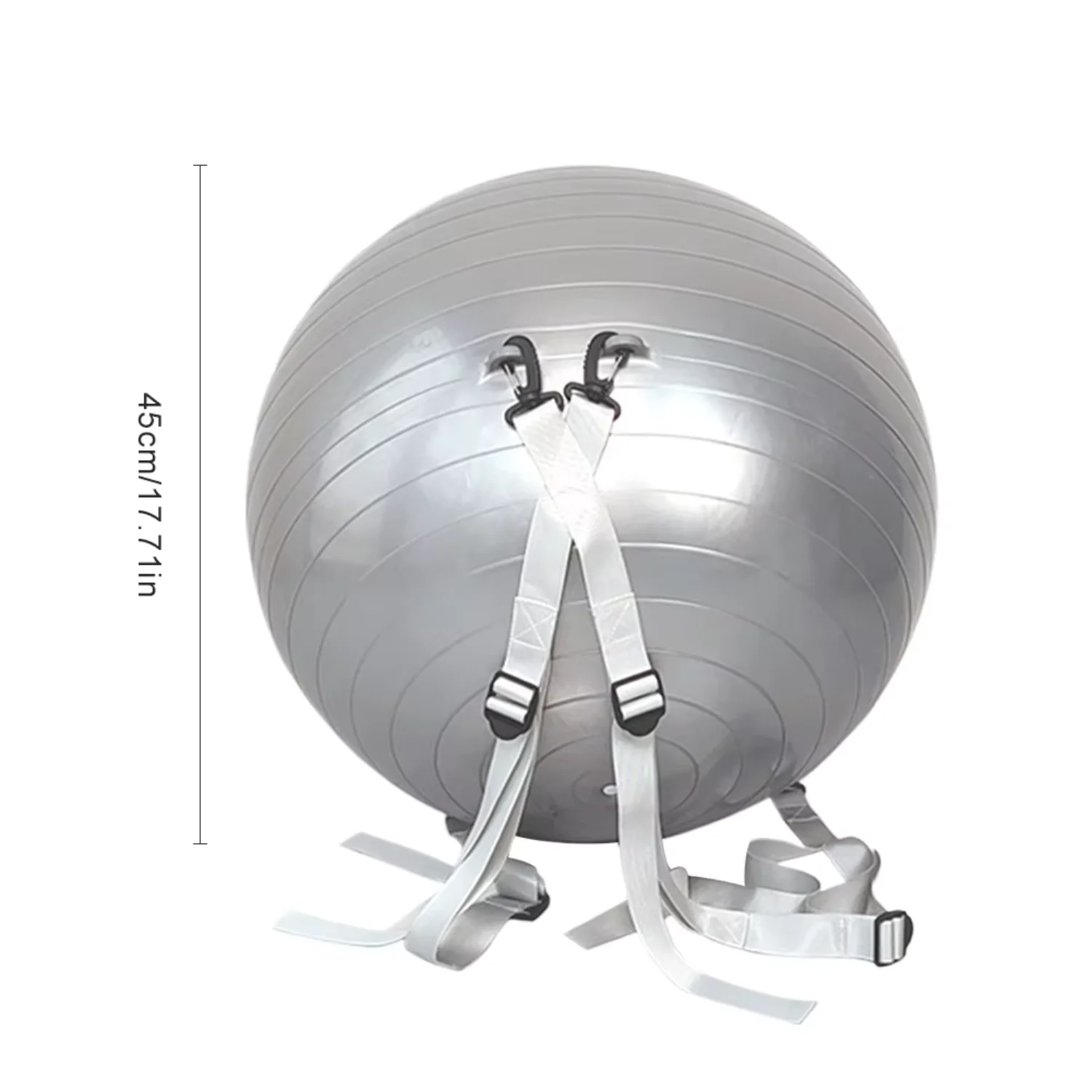 Versatile 45CM Yoga Balance Ball Backflips & Fitness Exercises-Suitable Adults & Children