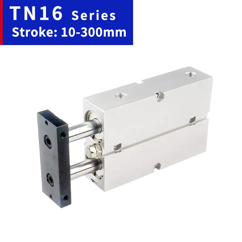 TN16 Series Pneumatic Air Cylinder 16mm Bore 5/10/20/30/40/50/60/70/75/80/90/100/200/300mm Stroke Dual Action Compact Cylinders air pneumatic cylinder