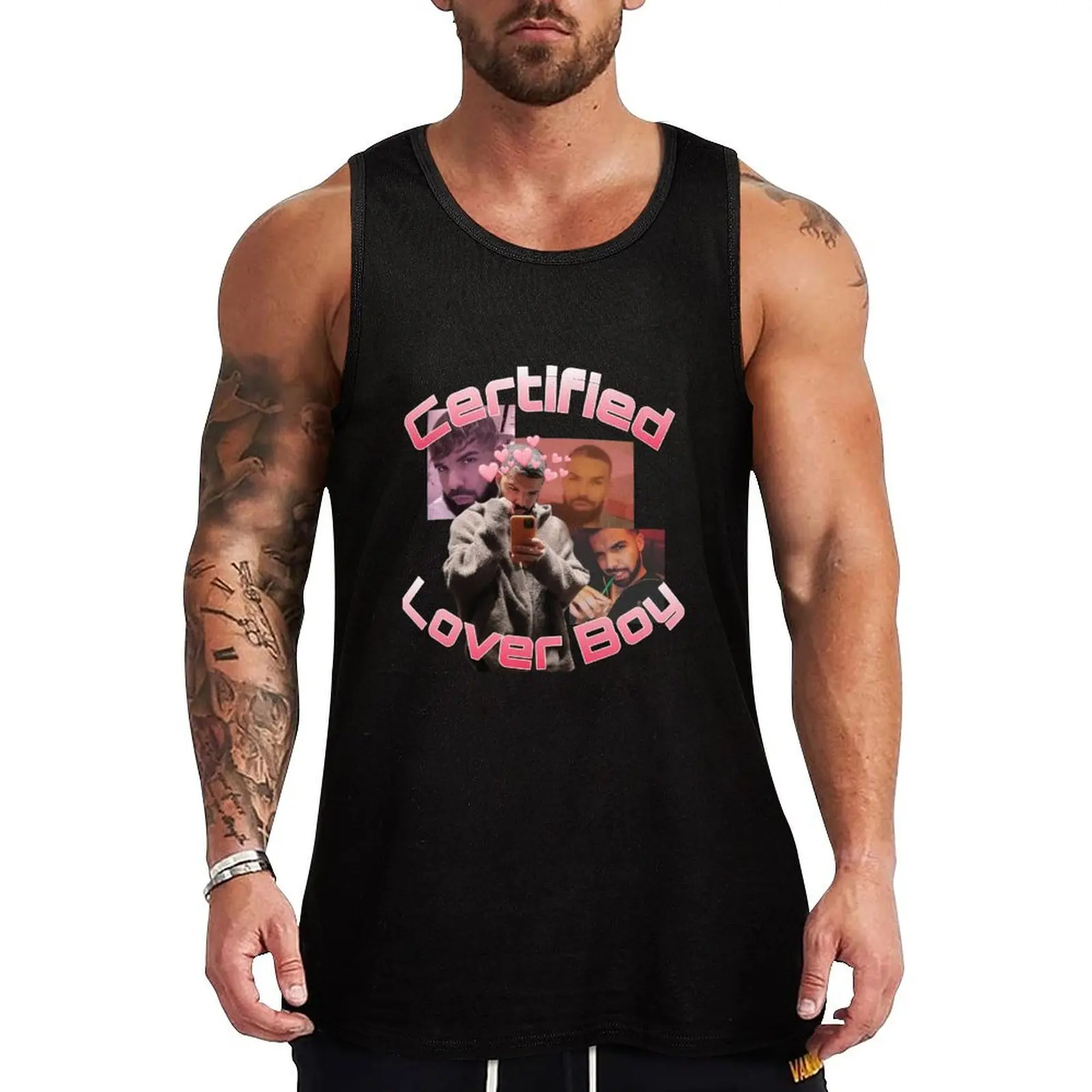 

Certified Lover Boy BBL Drake Tank Top T-shirt man Short sleeve Men's summer t-shirt Clothing