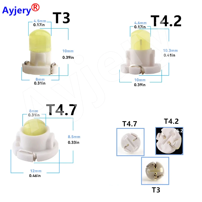 20pcs 12V T3 T4.2 T4.7 Led    ڵ Ǳ Ŭ   ǥñ  ȭƮ  