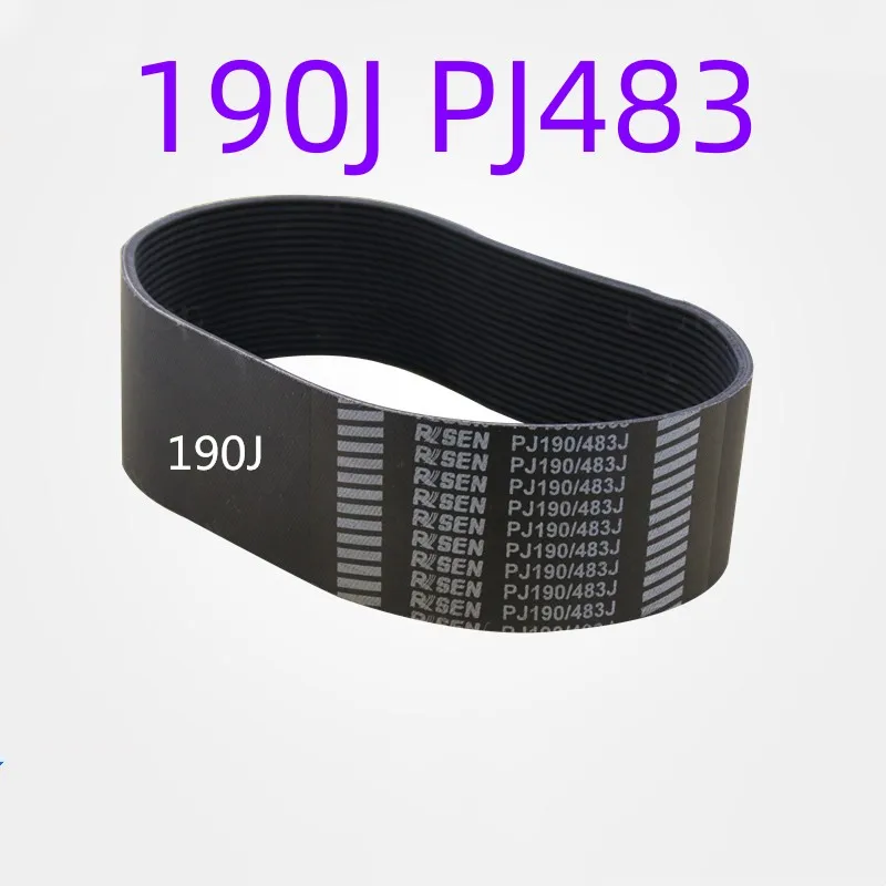 190J PJ483 고무 멀티 그루브 벨트 멀티 웨지 벨트, PKPL 전송 벨트, 산업용 벨트