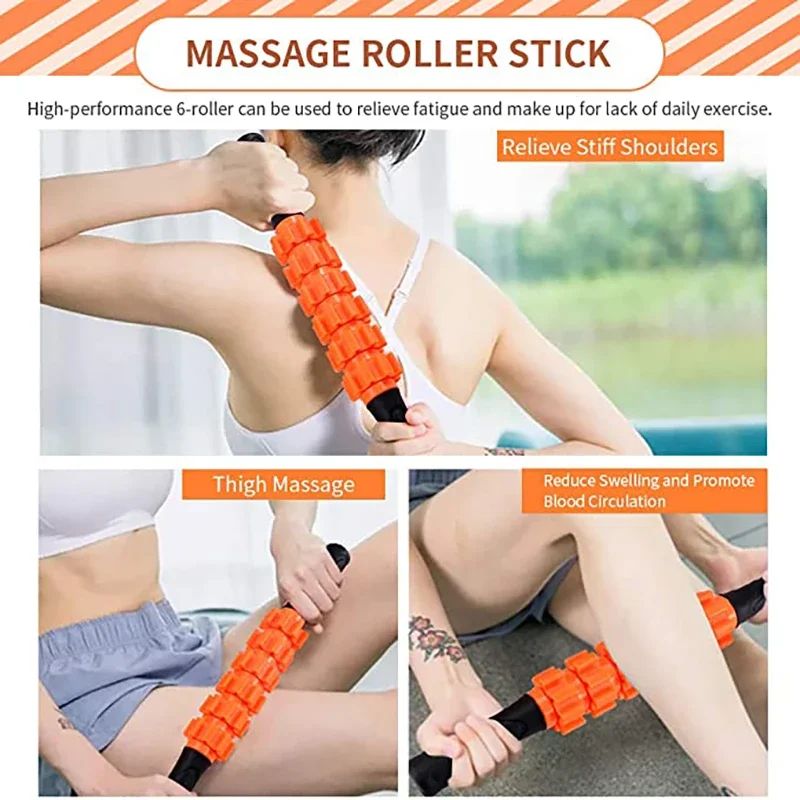 1set Yoga Column Foam Yoga Pilates Fitness Foam Roller Sports Train Gym Massage Exercise Relax Foam RollERS Massage Ball