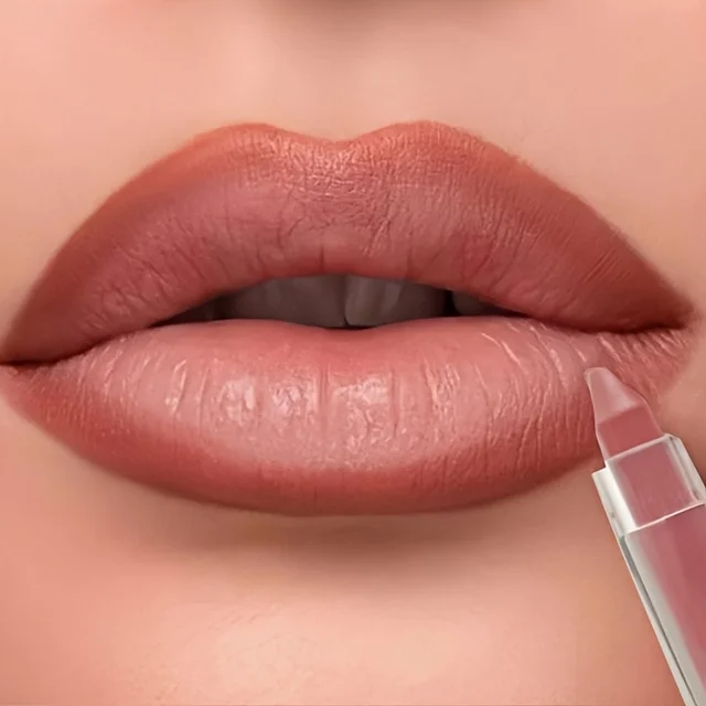 Waterproof Matte Lipstick – Long-Lasting Red Contour
