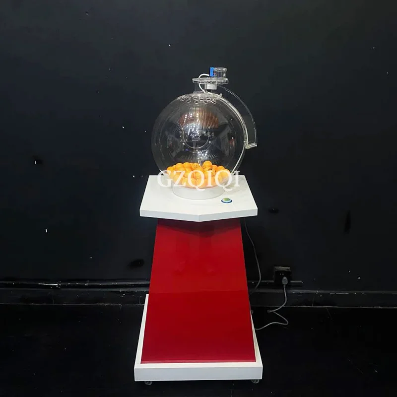 Electric lottery machine jet lottery machine 50 ball model bingo profesional com cartela
