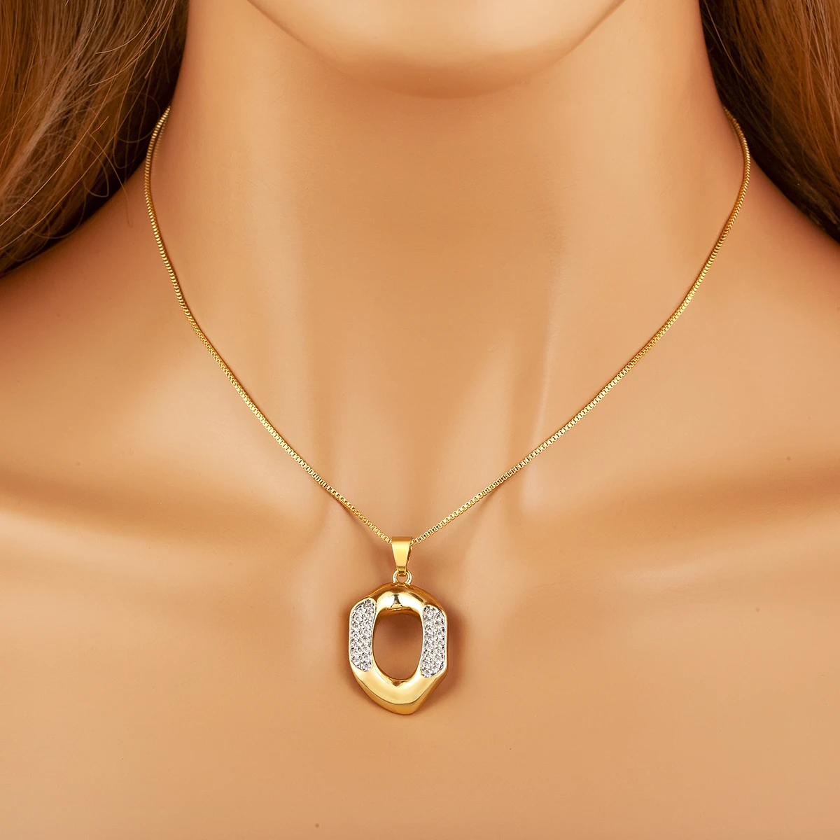 New Arrival Punk Style Irregular Geometric Unique Pendant