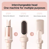 Fer à friser automatique à ions négatifs, soins capillaires, chauffage rapide, contrôle intelligent de la température, Anti-emmêlement, baguette de coiffure, outil de Salon 4