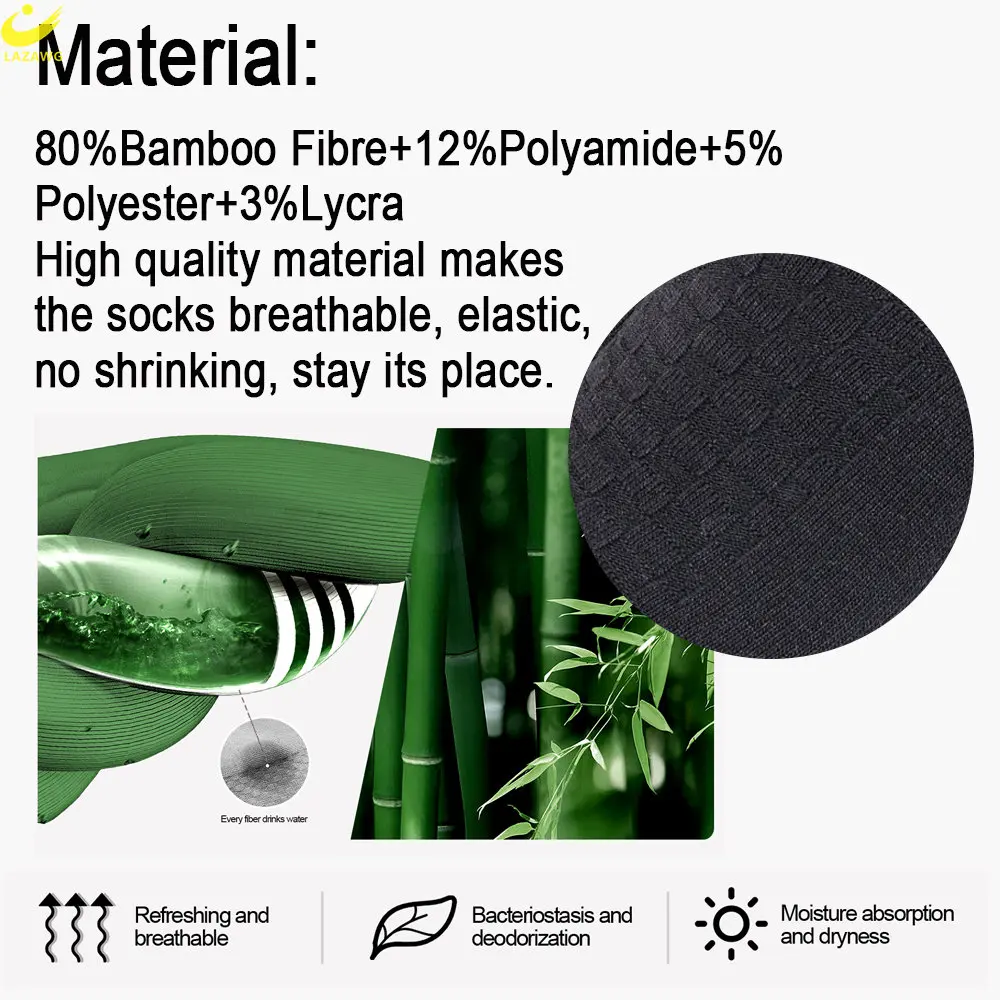 LAZAWG 5Pairs/Set Men's Cotton Socks Low Tube High Quality Casual Breathable Warm Sports Running Crew Socks for Men Soft Sock